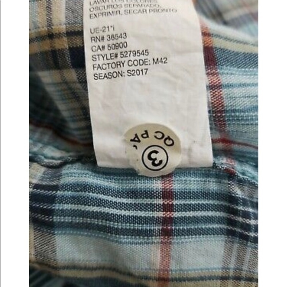 🎉HP🎉 G.H. Bass & Co. 🐟🐠 Men’s XL Plaid Shirt🐟 - Picture 6 of 7